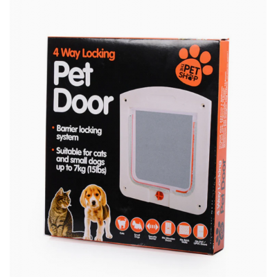 Pet Safe Cat Dog Door Hole Control Free In and Out Two-Way Adjustment